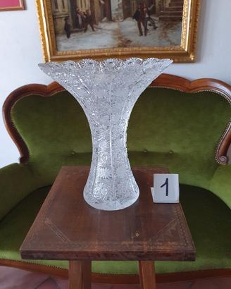 vaso cristallo di Boemia