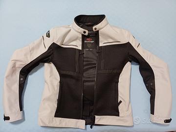 Giacca moto donna CLOVER e paraschiena interno