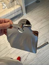GROHE Quick fix - portarotolo con coperchio cromo