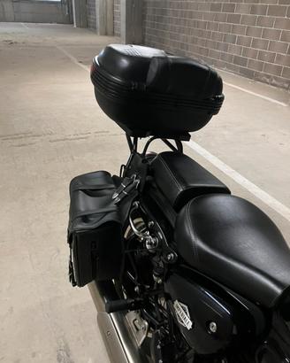 Kit piastra + bauletto  con poggia schiena GIVI