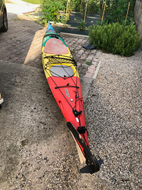 Canoa in vetroresina (+pagaia)