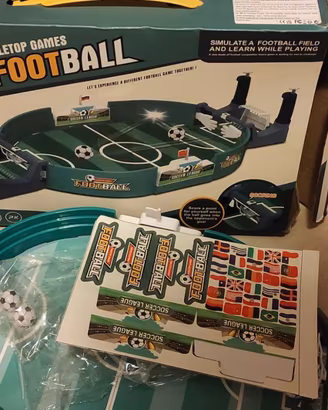 Gioco calcio balilla da tavolo mini