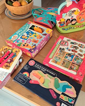 6 Giochi per bimbi 1-4 anni perfette condizioni 