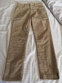 Jeans Cigala’s donna fustagno beige