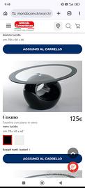 tavolino nero mondo convenienza 