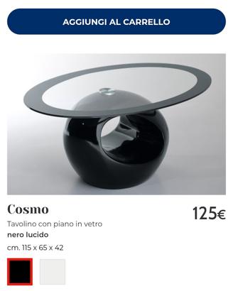 tavolino nero mondo convenienza 