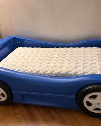 Letto Macchinina Little Tikes con Materasso 60x120