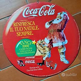 Coca-Cola insegna pubblicitaria in cartone vintage