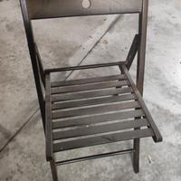sedie in legno pieghevoli 