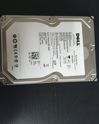 Hdd dell hard disk 1 tb 1000 gb sas t31000640ss