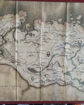 Mappa Skyrim Collector Edition