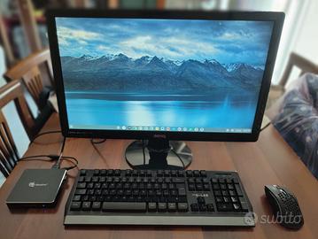 Mini PC Beelink + Monitor + Tastiera e Mouse