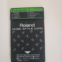 Music Style Card per Roland E70 