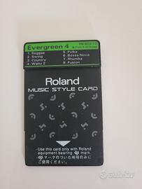 Music Style Card per Roland E70 