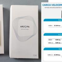 Caricatore 65W con 3 porte, PD, GaN - Nuovo