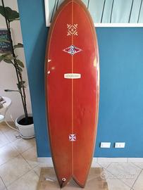 Fish Oxbow Retro Tavola da Surf Surfboard 6'4''