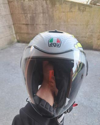 casco jet agv