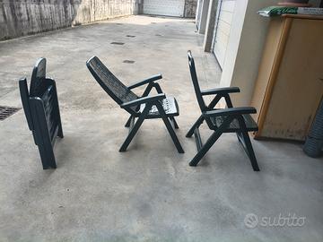 sedie per giardino 
