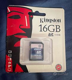 Micro sd Kingstone da 16 GB