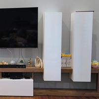 SOGGIORNO AMBURGO BIANCO LUCIDO E ROVERE MERCURE