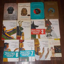 LOTTO 12 LIBRI CHRISTIAN JACQ OSIRIDE E LIBERTA'