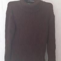 Maglione in cotone a coste Benetton