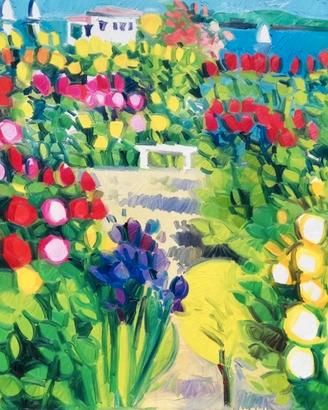 ATHOS FACCINCANI: Olio Tela 80x80 Firma+Autentica