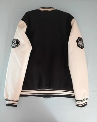 Giacca bershka nera bianca