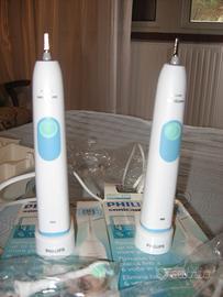 2 spazzolini elettrici philips sonicare seria 2