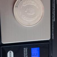 Moneta argento puro 999 1 oncia tipo lingotto