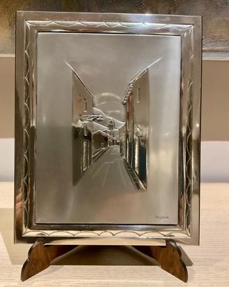 Bassorilievo Argento Ottaviani Borgo Italiano