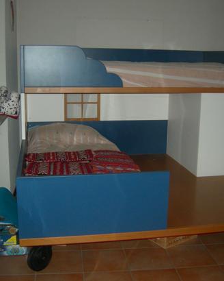 letto a castello 3 posti