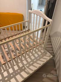 Letto bambini pali +materassino antisoffoco