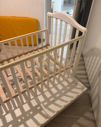 Letto bambini pali +materassino antisoffoco