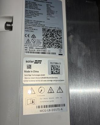 Inverter solar edge 6 kw trifase