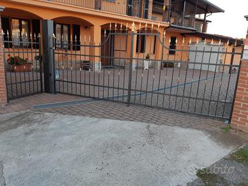 Cancello e cancelletto zincato e verniciato