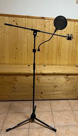 Microfono a condensatore SC450USB con supporto