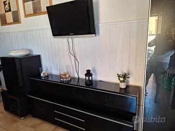 Mobile  Ikea nero lucido  Roma sud - TRASLOCO