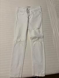 Jeans pantalone bianco