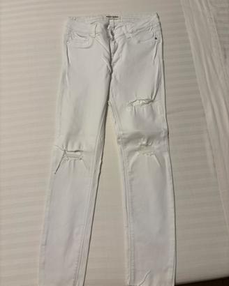 Jeans pantalone bianco