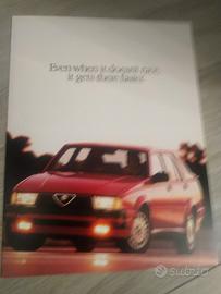 alfa 75 Milano depliant 