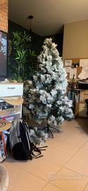 Albero di natale innevato 180  cm