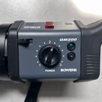 Bowens Gemini Esprit GM200 con morsetto