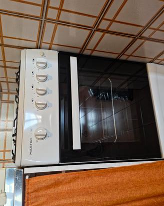 Cucina a gas con forno MASTER 50x60 cm – Bianca