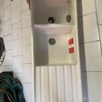 Lavandino 2 vasche in ceramica