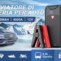 Avviatore Emergenza per Auto,4000A 26800mAh