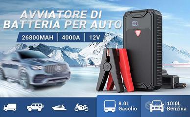 Avviatore Emergenza per Auto,4000A 26800mAh