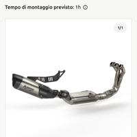 Scarico completo Akrapovič Yamaha Tracer 9 - MT 09