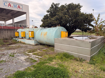 Cisterna serbatoio gasolio 9000 litri