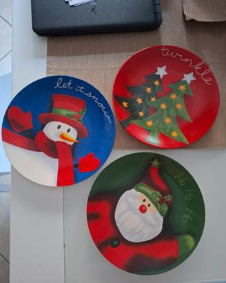 set 12 piattini ceramica